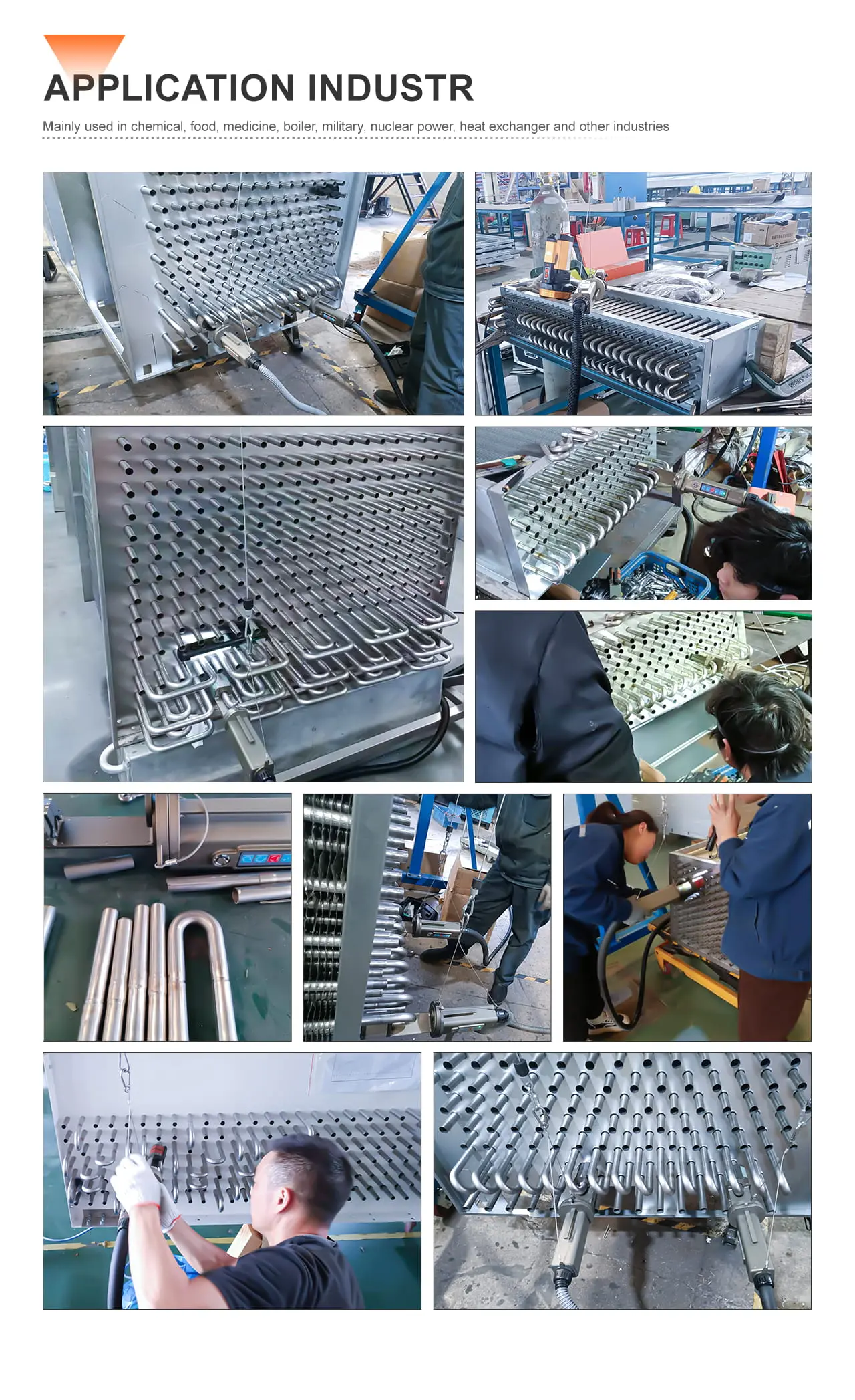 Heat Exchanger Enclosed Welding Head Heat Exchanger Enclosed Welding Head