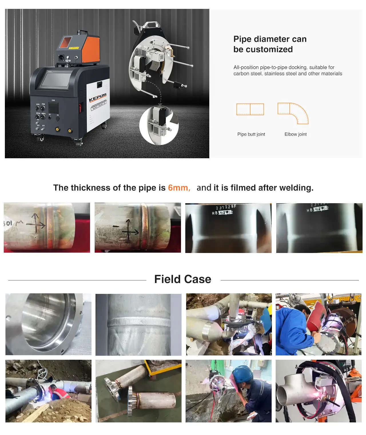 Open Type Add Wire Orbital Welding Machine Open Type Add Wire Orbital Welding Machine